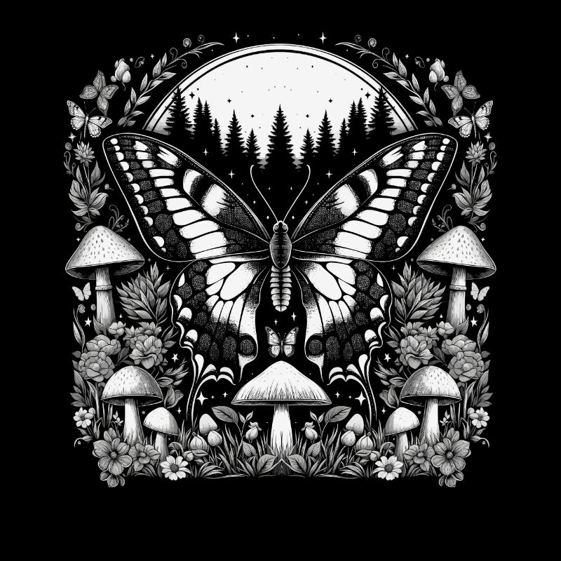Papillon de noyau de fée