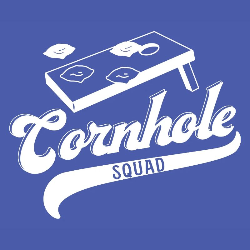 Cornhole Player Ironic Bean Sack Tossing