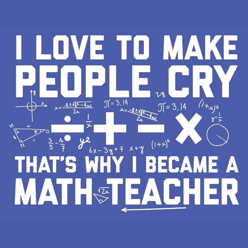 Profs de maths | Mathématiciens école idée de cadeau