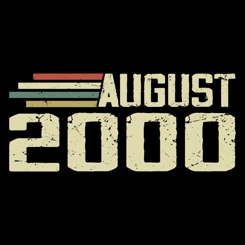 Born August 2000 Anniversary August 2000 Year
