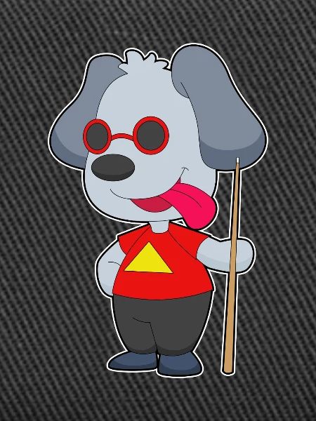 Hund Billiard Queue