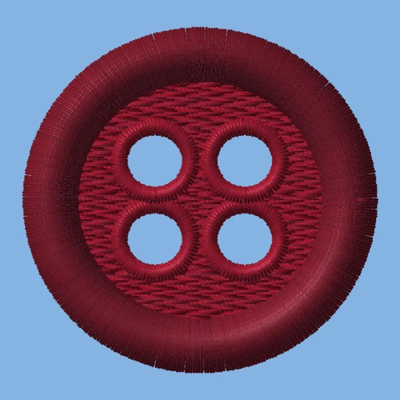 Embroidered button