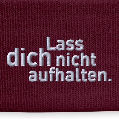 Lass dich nicht aufhalten - Stick