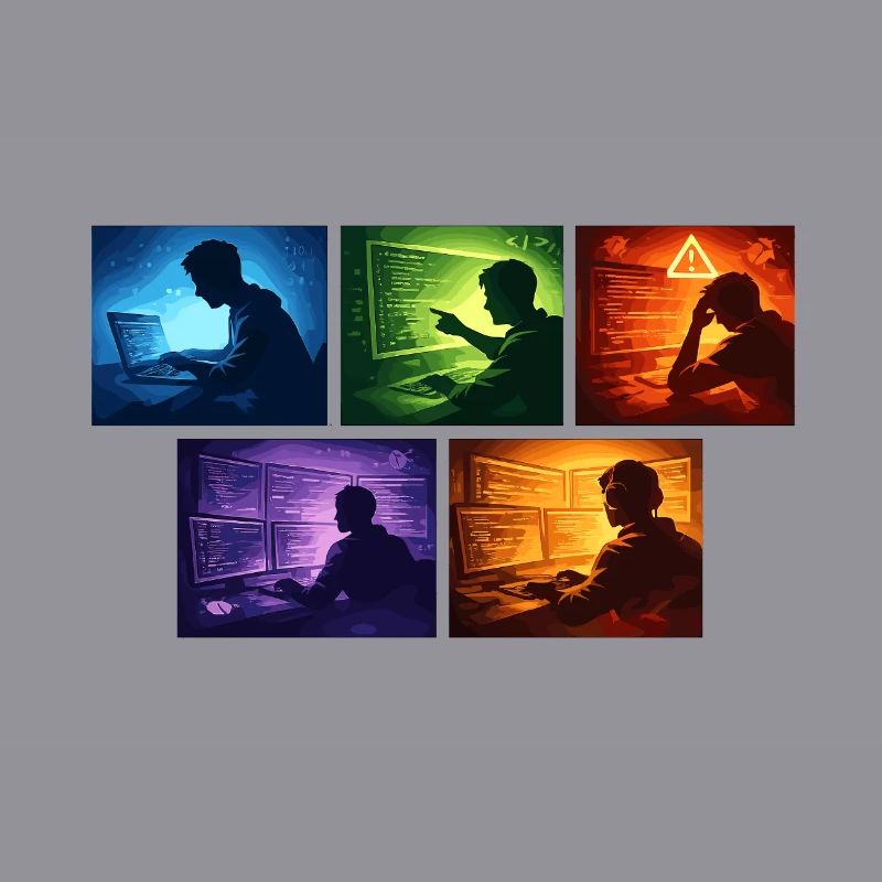 Ombre de code multi-écran