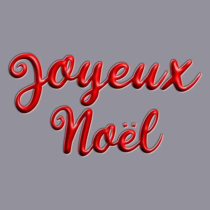 Joyeux Noël Script Rouge