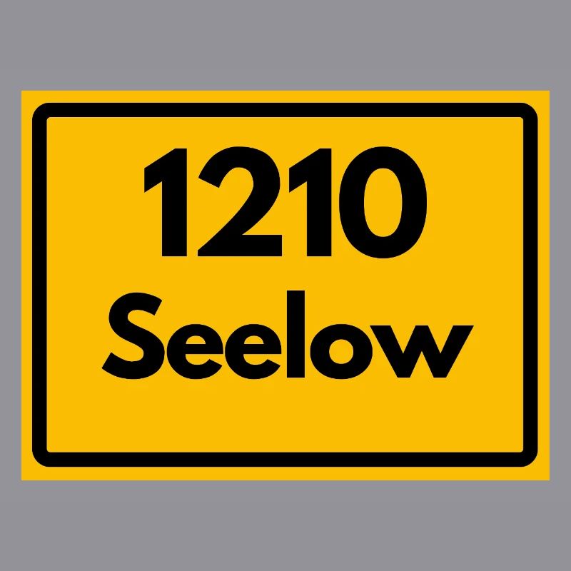 OLD POSTCODE POSTCODE RETRO 1210 SEELOW HEIMAT