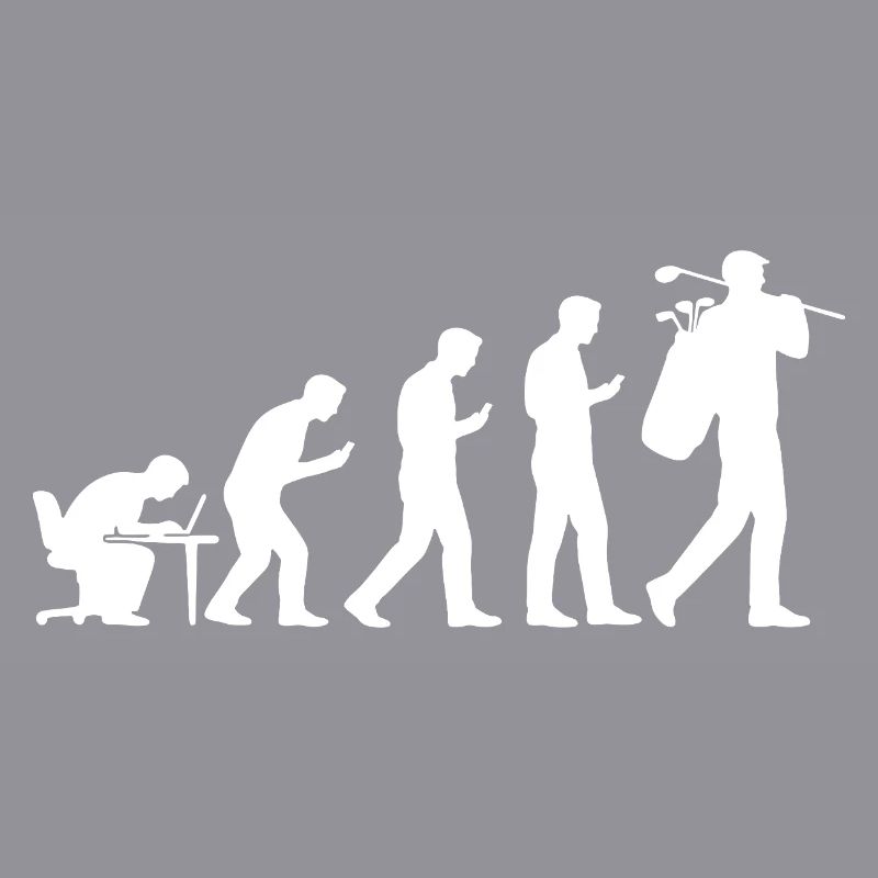 Evolution Golf Cadeau drôle pour golfeurs masculins