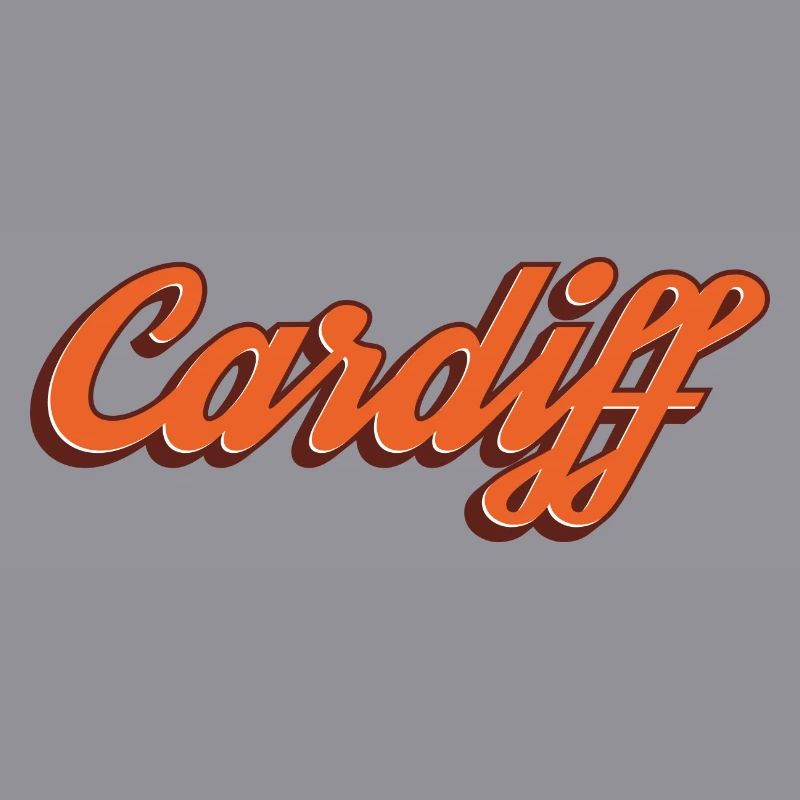 Cardiff Script Orange