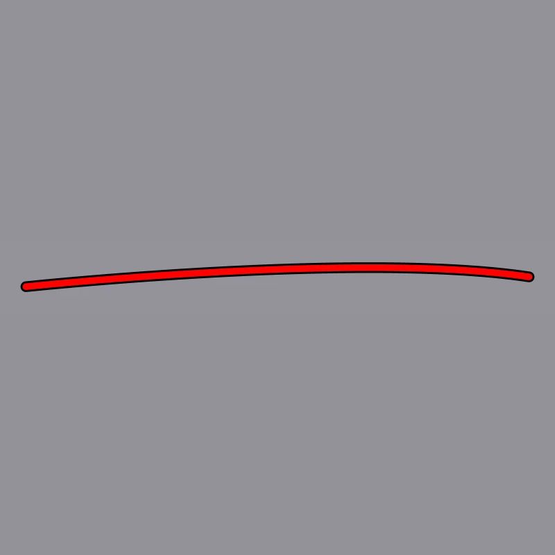 Minimalist Red Line – Modern Statement De
