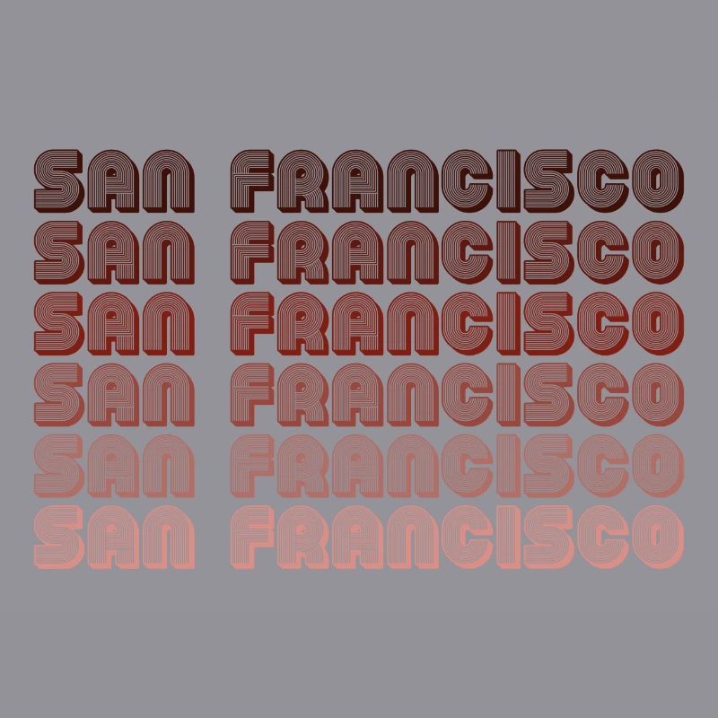 San Francisco Grid Gradient Pattern