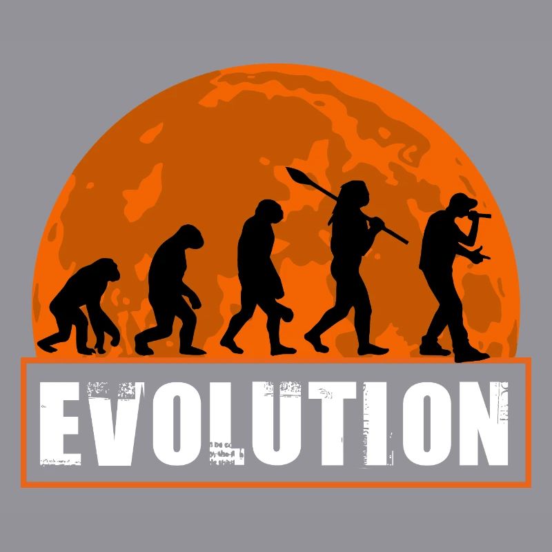 Funny Human Evolution Rapper