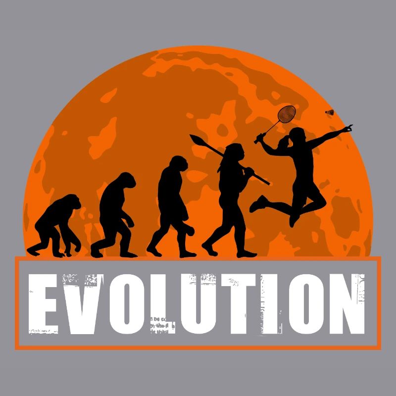 Badminton Evolution Player Smash Schläger Sportkunst