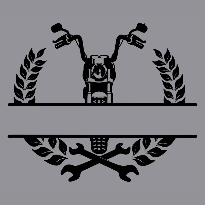 Motorradmechaniker- oder Werkstattlogo