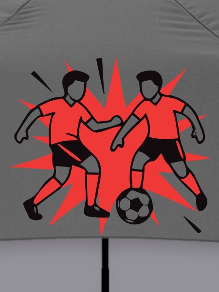 Fussball Zweikampf Grafik