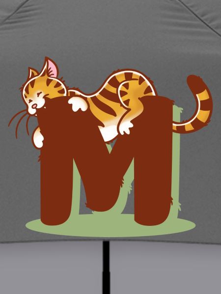 Katze Buchstabe M