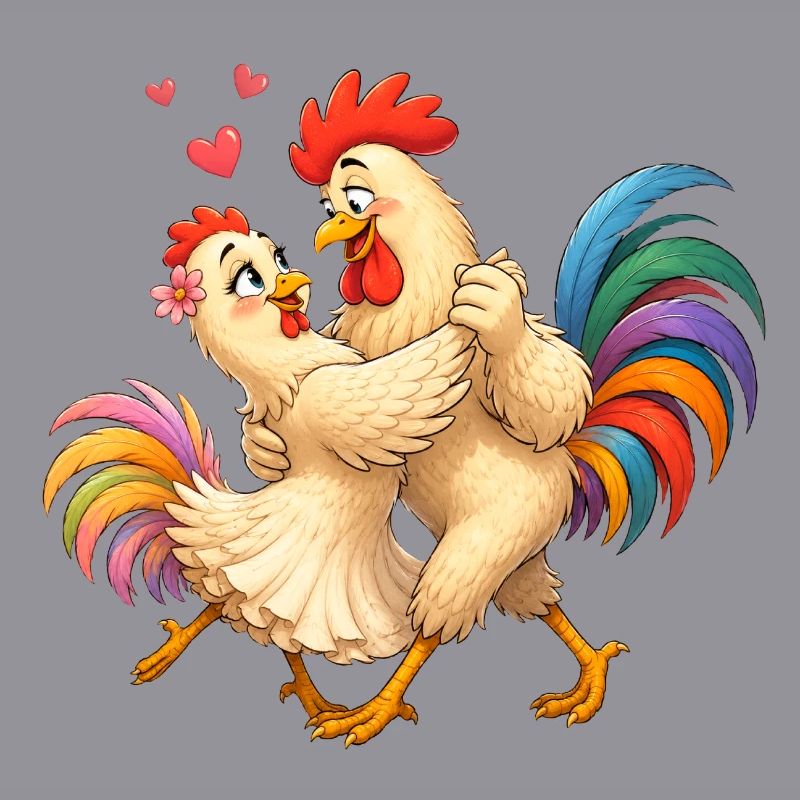 dances with chicken