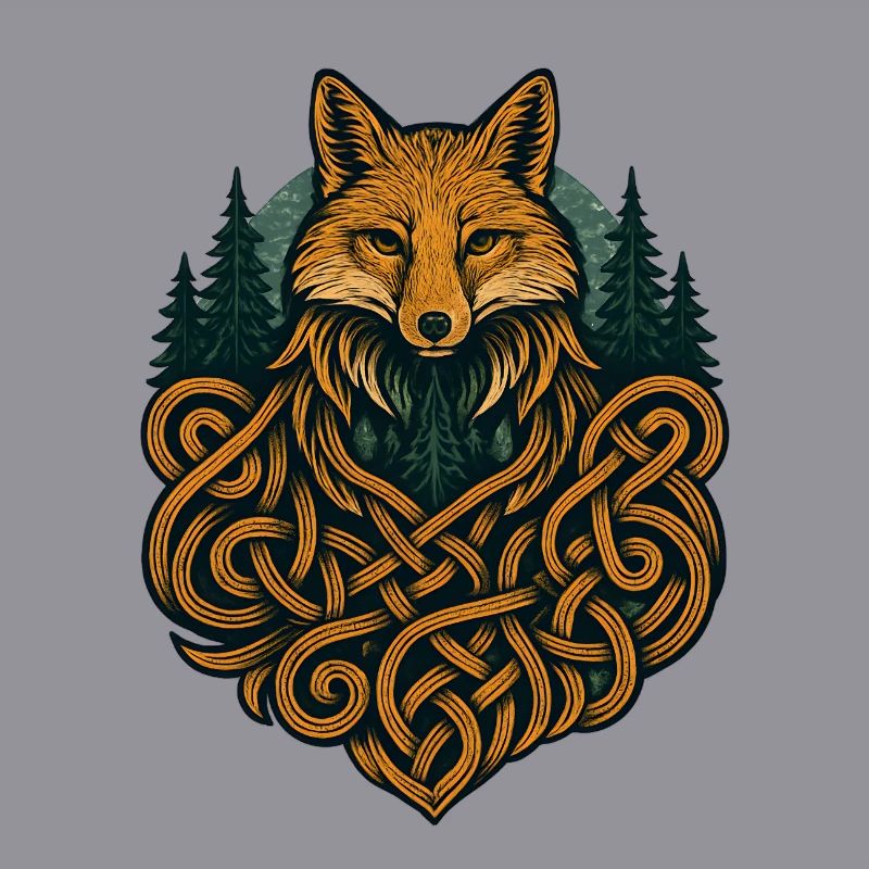 Fox in Knotted Artificial Forest