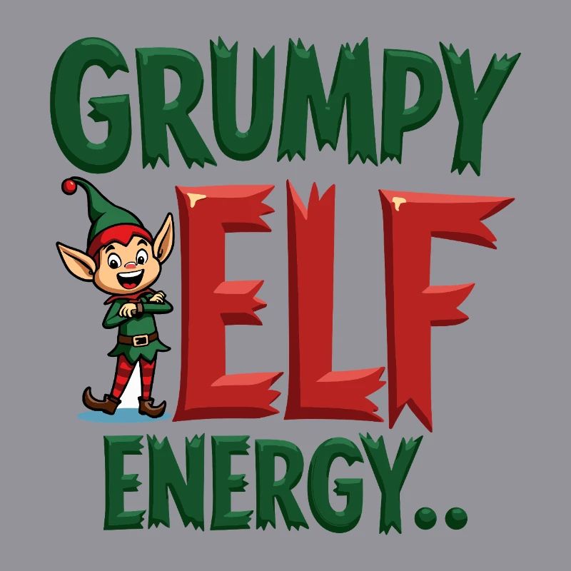 Grumpy Elf Energy Grumpy Imp