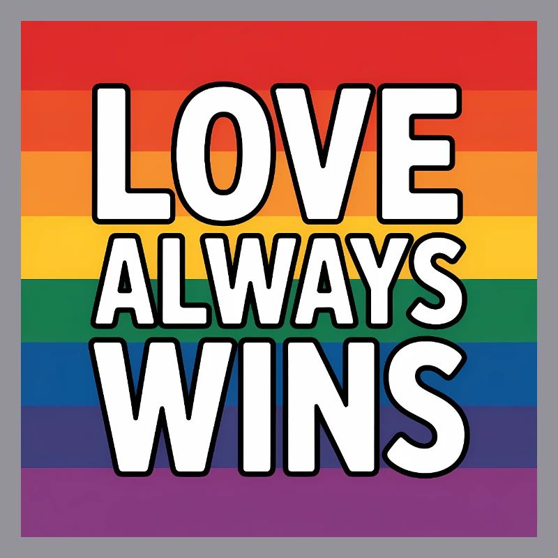 Liebe gewinnt immer – Pride Tee