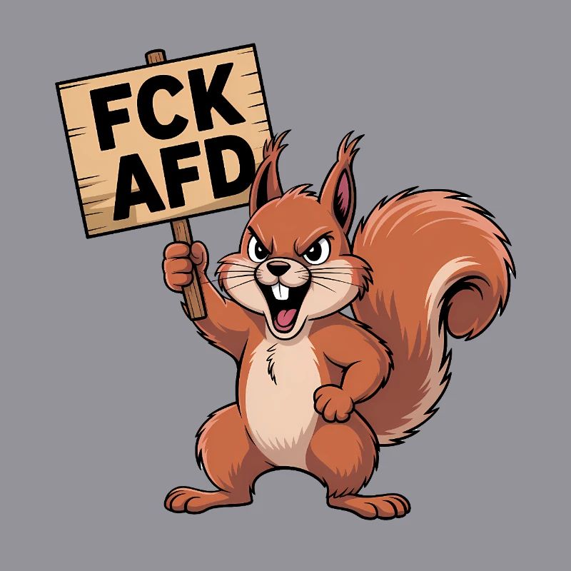 FCK AFD - Antifa Eichhörnchen Tee