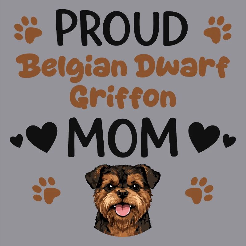 Stolze Griffon Mutter, Belgischer Zwerggriffon
