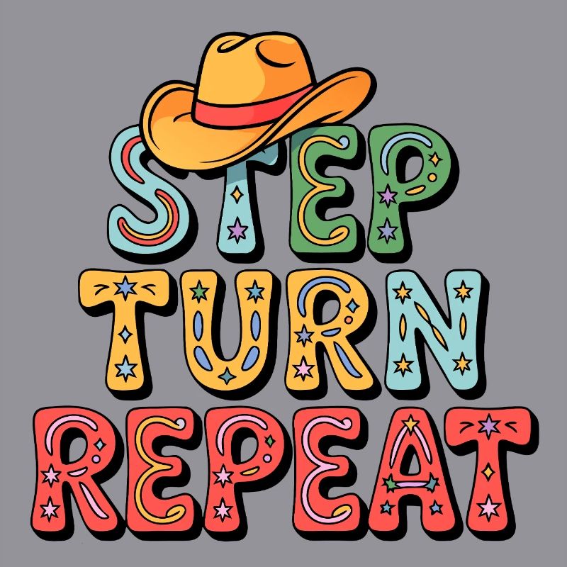 Line Dance Step Turn Repeat
