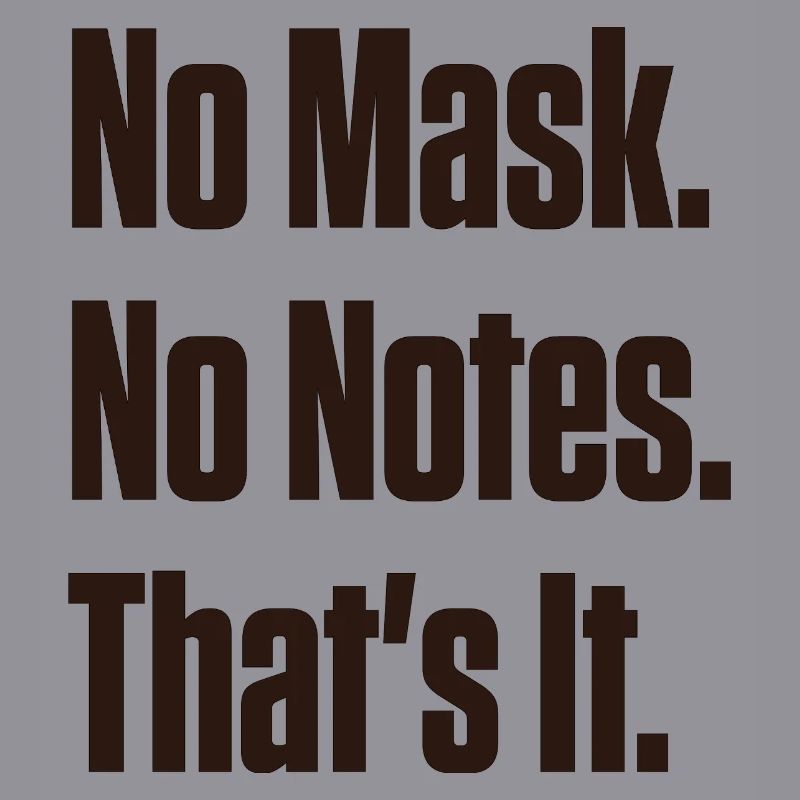 Pas de masque Pas de notes Orgueil neurodivergent
