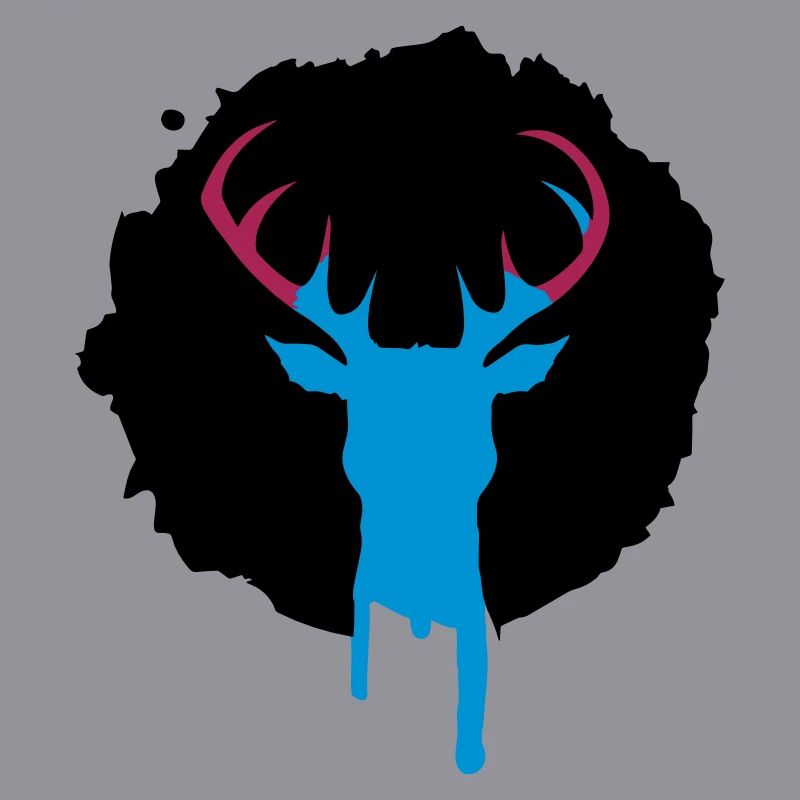 Patch de cerf graffiti