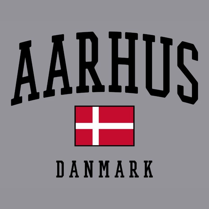 AARHUS DANMARK – Conception du drapeau du Danemark