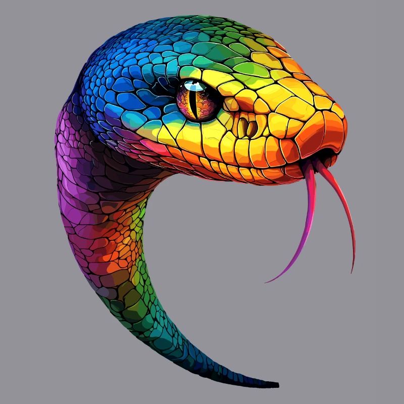 Snake Python Cobra Mamba Rattlesnake Snake