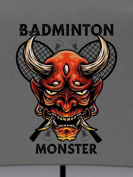 Badminton Monster Graphic
