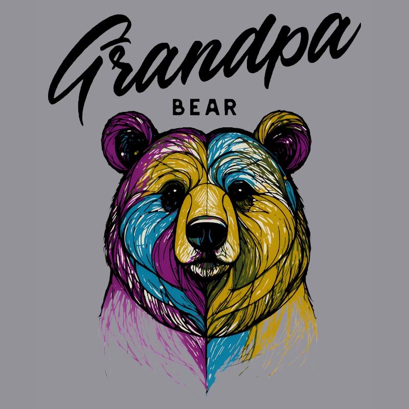 Rainbow Bear Split Opa Bär