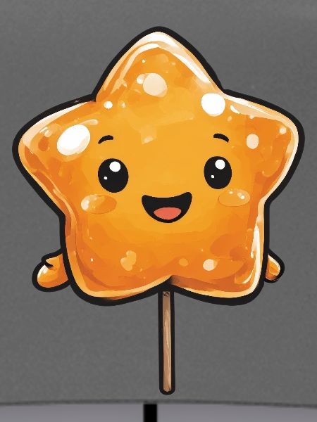 Kawaii Stern-Lutscher