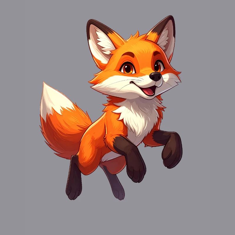 Springender Fuchs