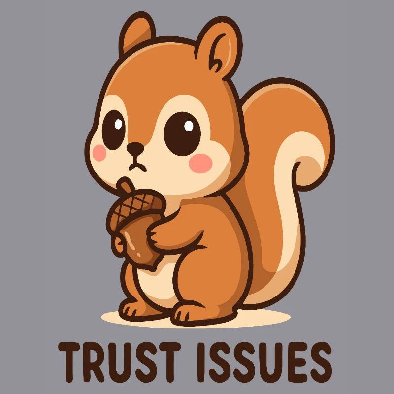Eichhörnchen mit Trust Issues