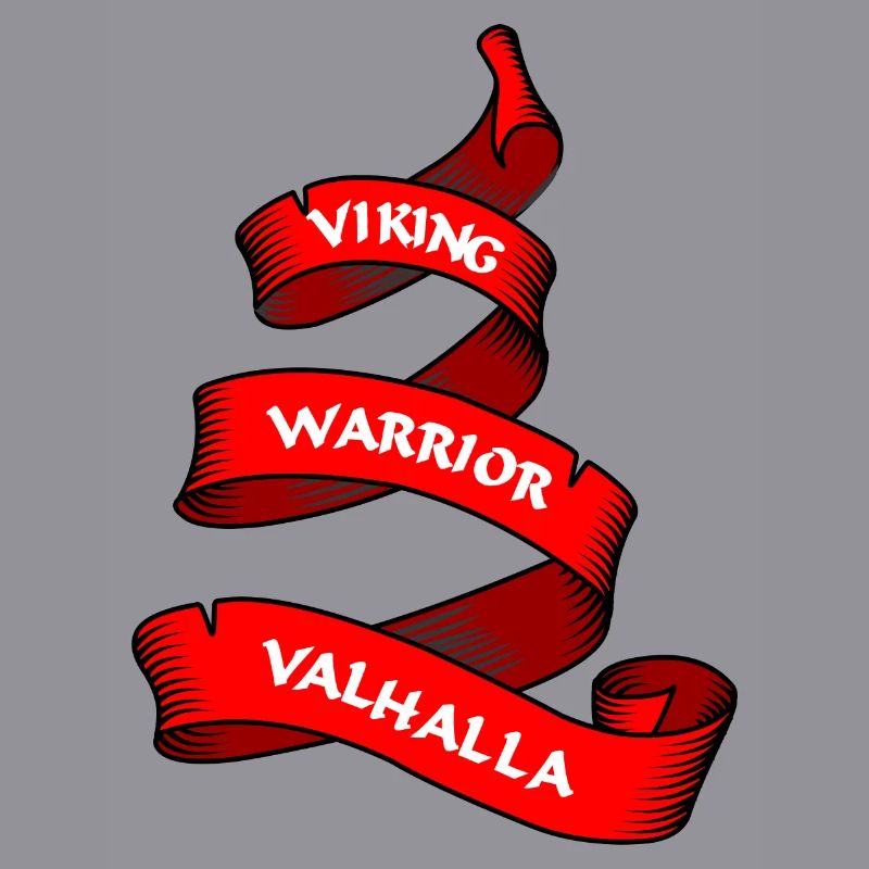 Wikinger Wimpel oder Banner rot