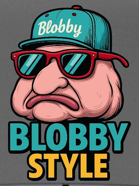 Blobby Style Cartoon Tee