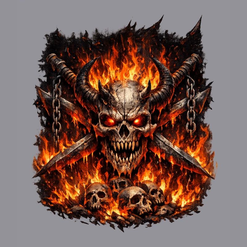 Hellfire Skull Crown