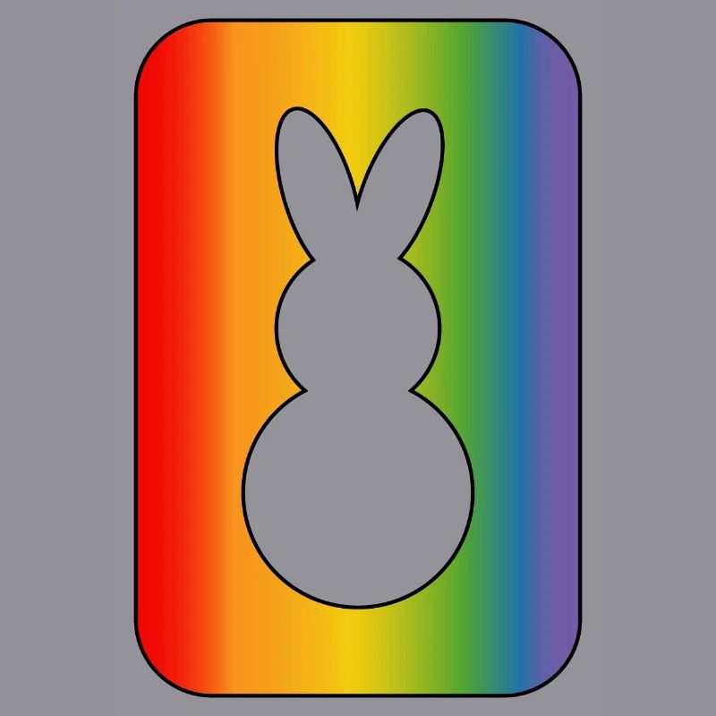 Rainbow rabbit
