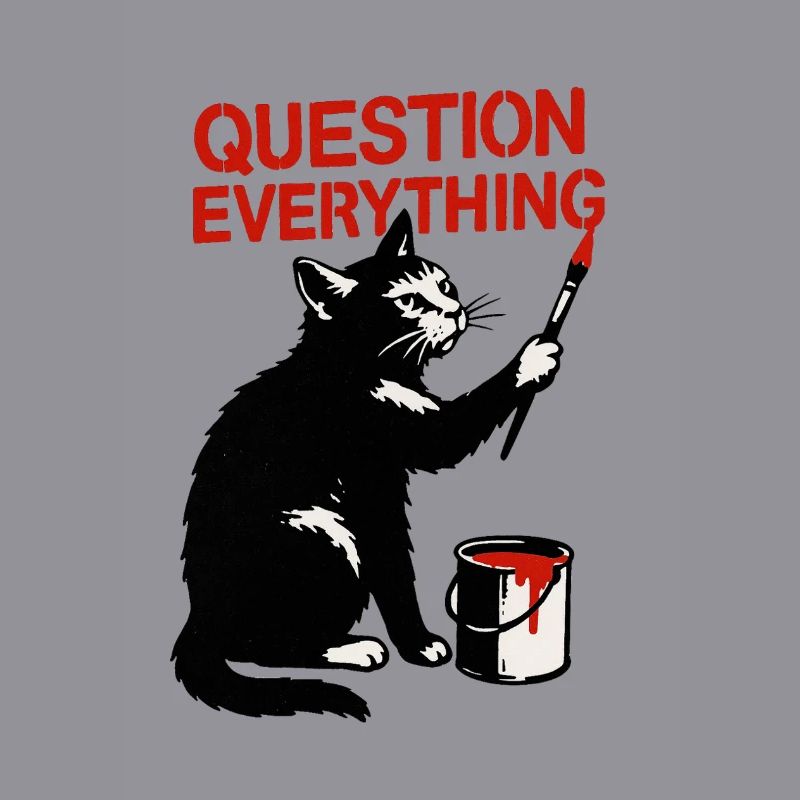 Questioning Everything: Cat Art