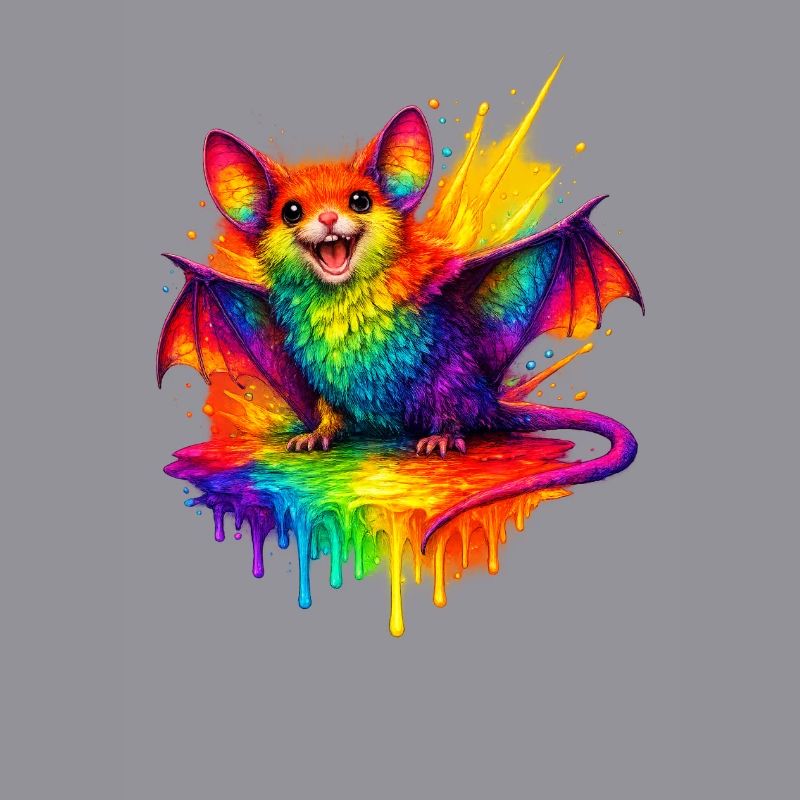 Rainbow Bat Splash