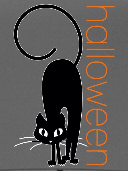 Halloween-Katze