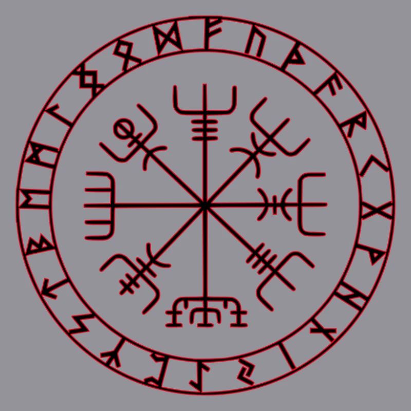 Wikinger Kompass -Vegvisir
