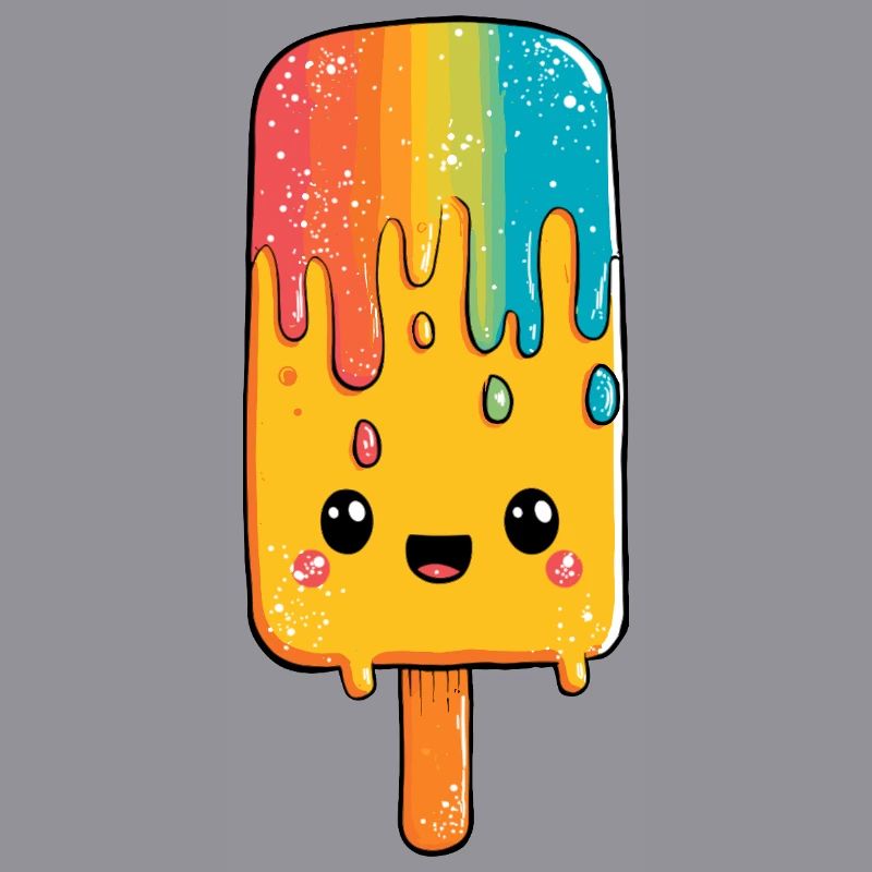 Rainbow Popsicle Happiness