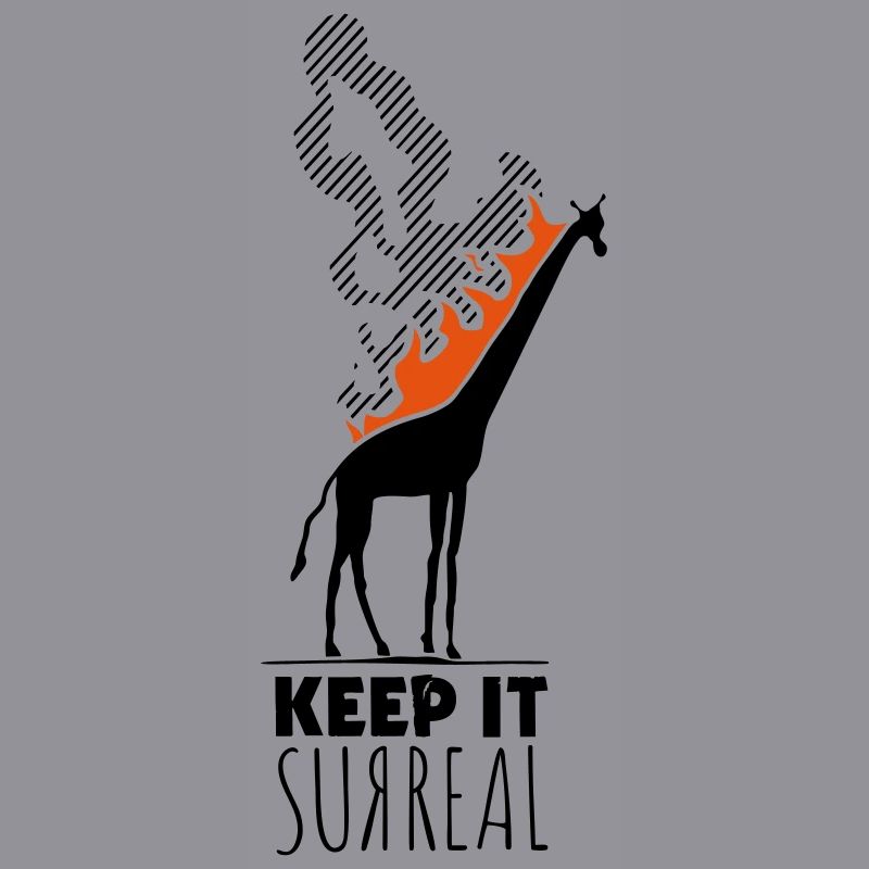 Keep it Surreal Giraffe Statement Kunst Humor