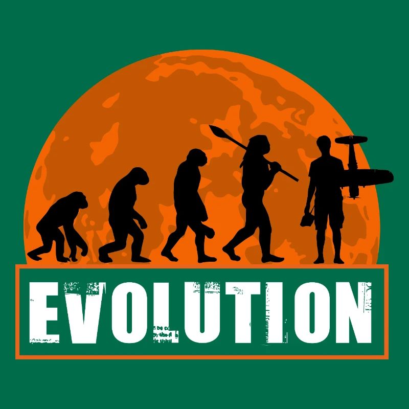Funny RC_Plane Human Evolution RC Flight Owner