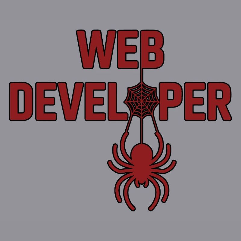 Web Developer Spider Logo Shirt