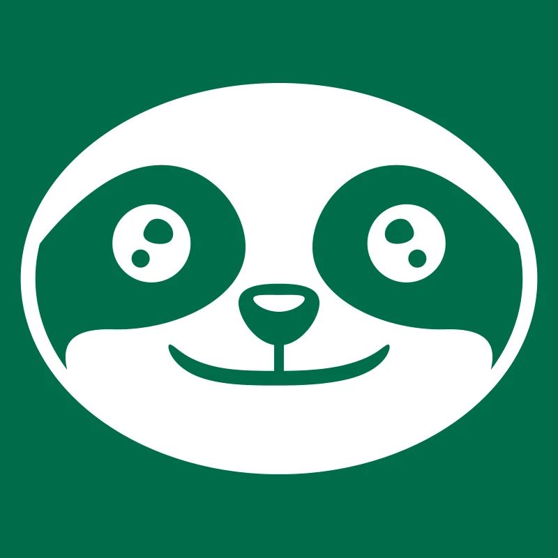 Head round sloth face