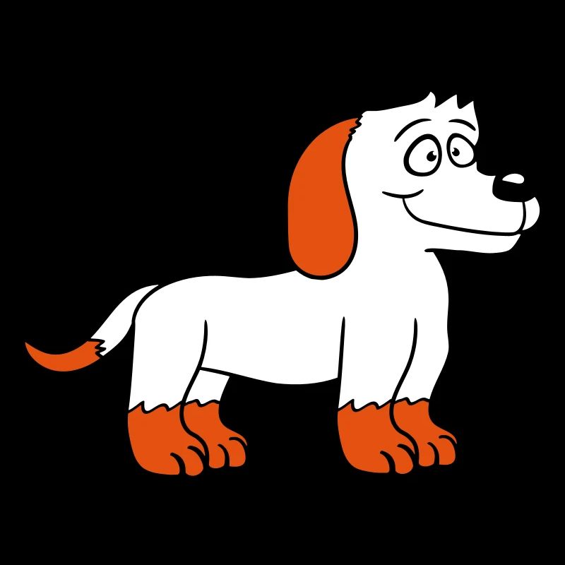 chien se tient mignon petit chiot heureux animal de compagnie