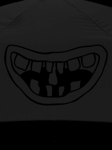Design laughing monster mouth